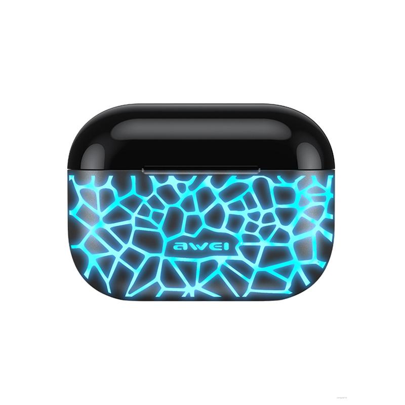 Awei T29 Pro True Wireless Games Earbuds With Dynamic Color Changing Charging Case