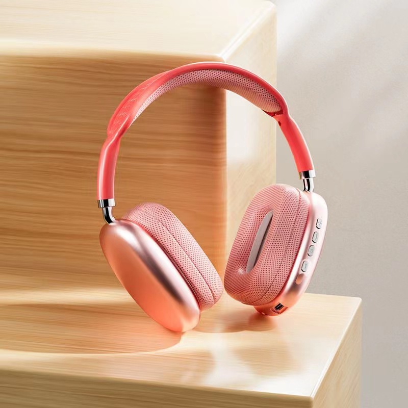 P9 plus max headset bluetooth headset cross-border headset bass game big headset. 