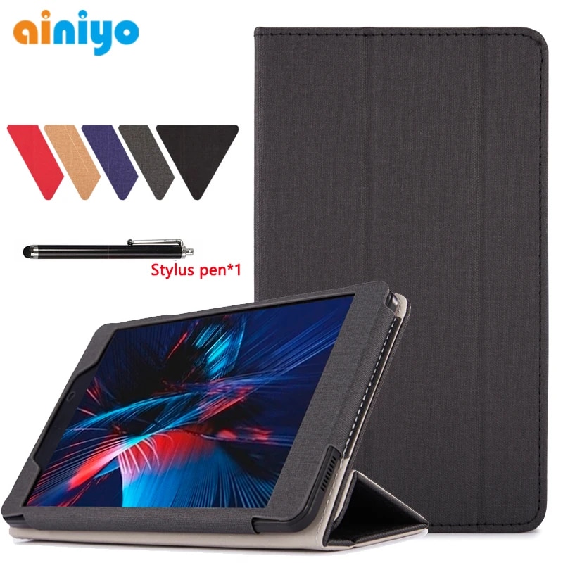 【Lejia】Newest Case For alldocube m8 iplay8 iplay 8 pro 8 Inch Tablet PC PU case for cube m8 + free Stylus pen. 