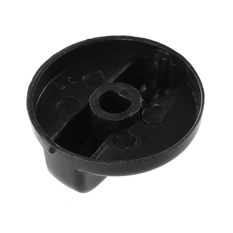 TWEXQNY 28 Pcs. 8mm Hole Black Gas Stove Cooker Rotary Switch Knobs for the Kitchen