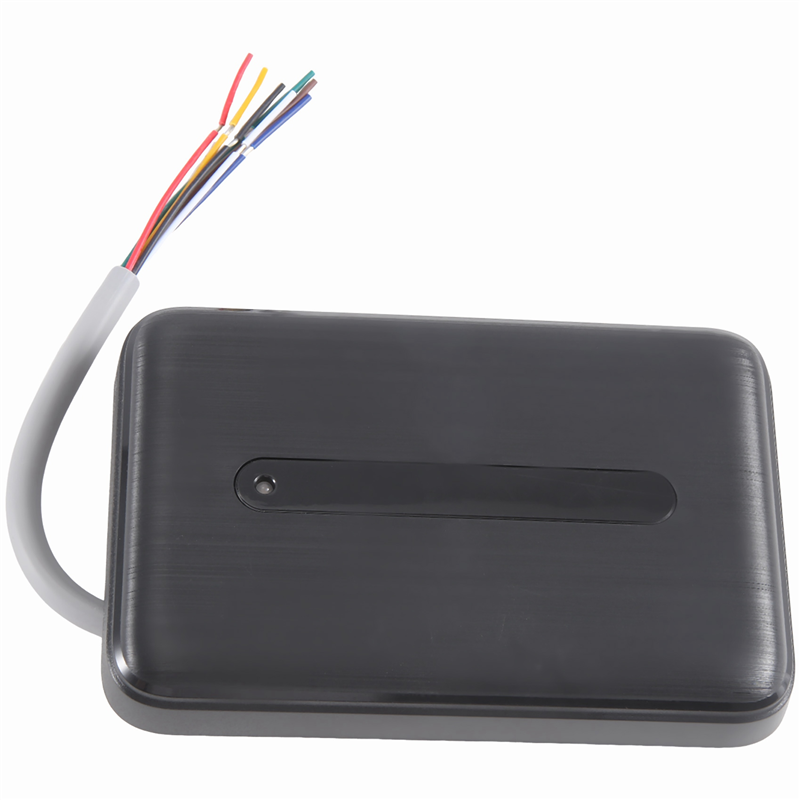 1 Piece Access Control Card Reader RFID Reader IP68 Waterproof Plastic Dual Frequency 125KHz + 13.56MHz for Access Control System. 