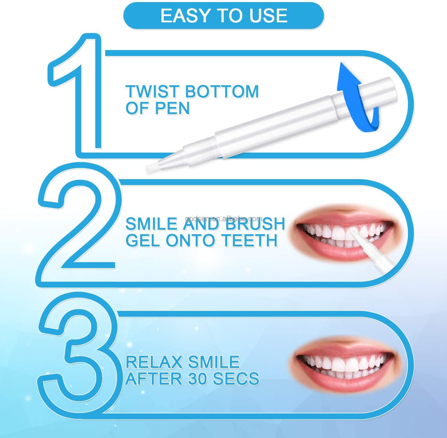 Hugely Popular  Carbamide Peroxide Whitening  Formula Descaling Bright White Teeth Whitening Pen