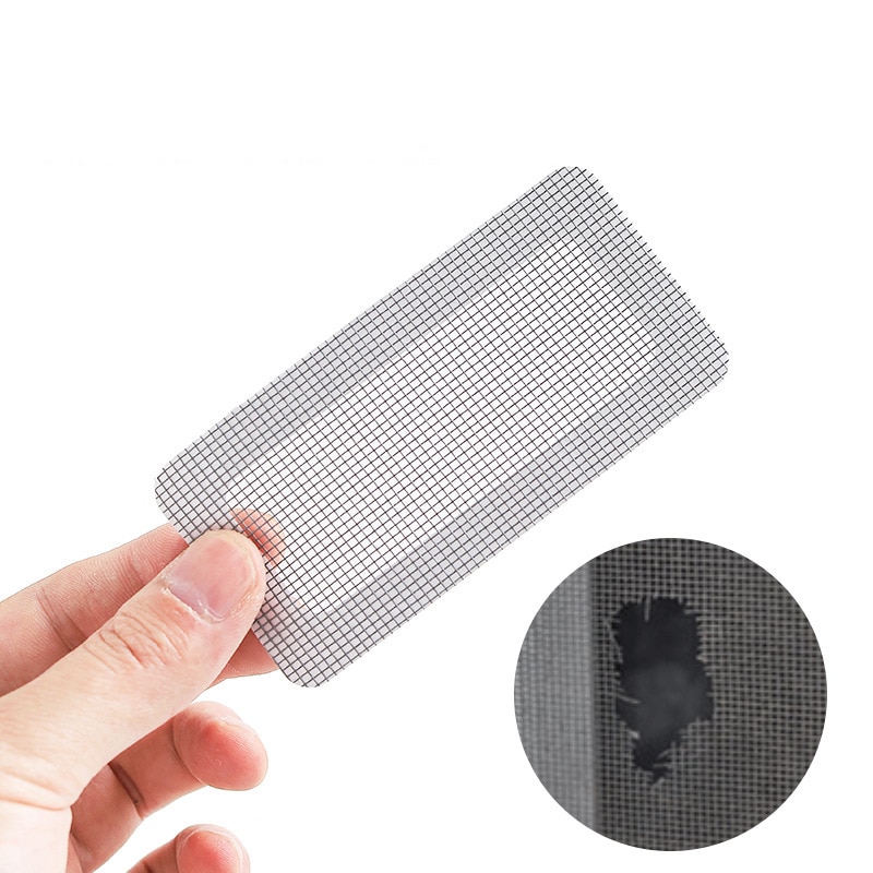 Window Screen Repair Tape Anti Mosquito Fly Bug  Tape Self-adhesive Net Door Mosquito Mesh Broken Holes Invisible Repair. 