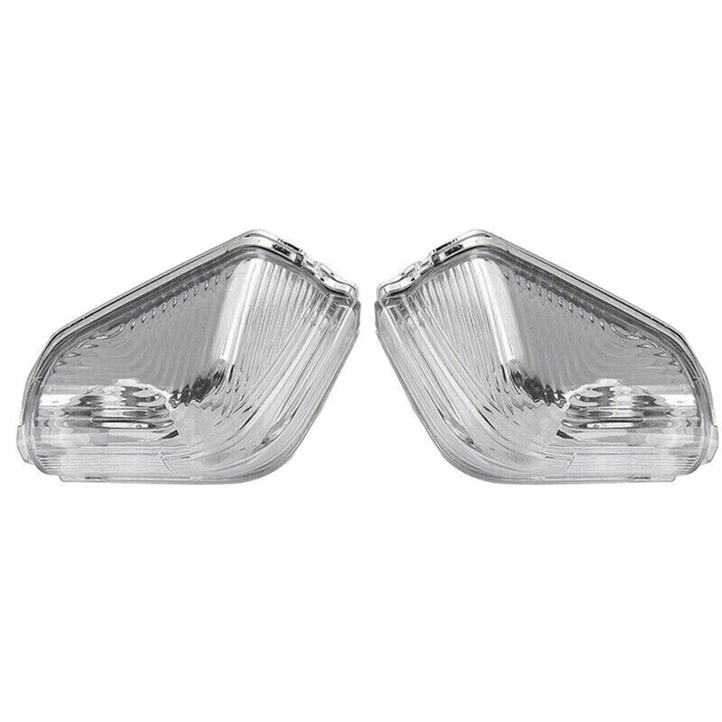 Wing Mirror Door Indicator Lens Turn Signal Light Without Bulbs. 