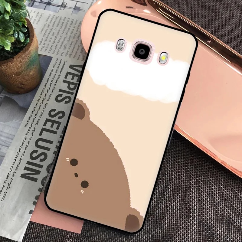 Kawaii Cute Bears Korean Animal Case For Samsung Galaxy J3 J5 J7 2016 A3 A5 2017 A6 A8 J4 J6 Plus J8 A9 2018 Phone Cover. 