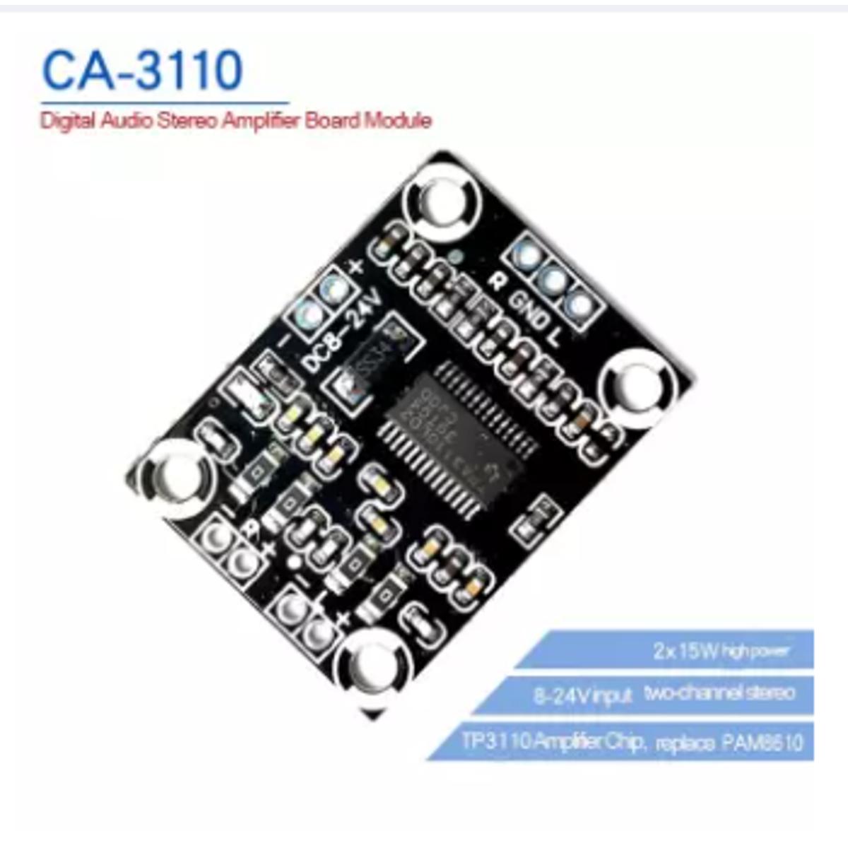 PAM8610 TPA3110 Digital Power Amplifier 2 x15w Dual Channel Stereo Mini Class D Power Amplifier Board Replace Pam8403 TDA2030 TDA7297 XH-M139