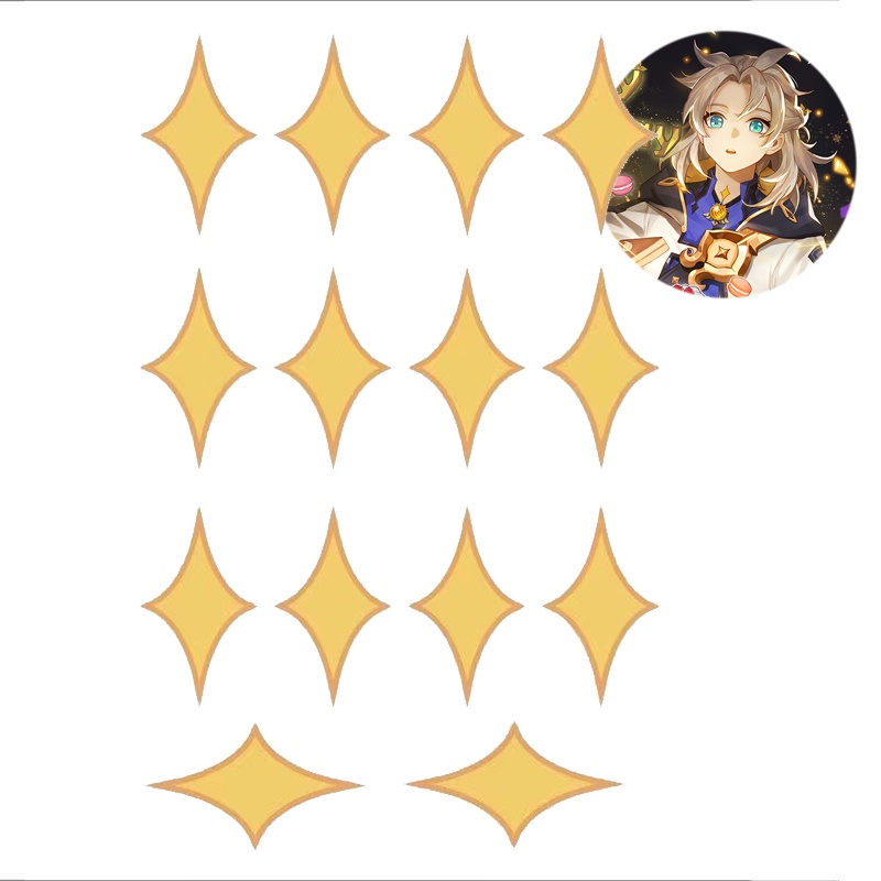 Game Genshin Impact Tattoo Stickers Xiao Albedo Barbatos Yoimiya Sticker Halloween Party Cosplay Accessory Gifts. 