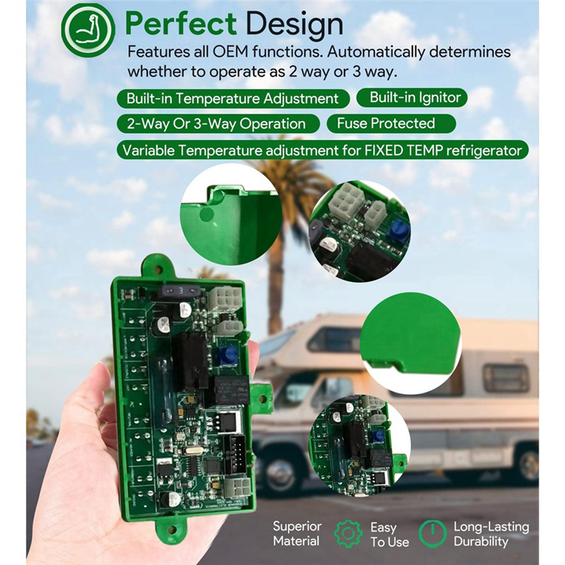 1 PCS Refrigerator Main Power Control Circuit Board 3850415.01 PCB for 2 or 3 Way RV Parts, for 3850415.01. 