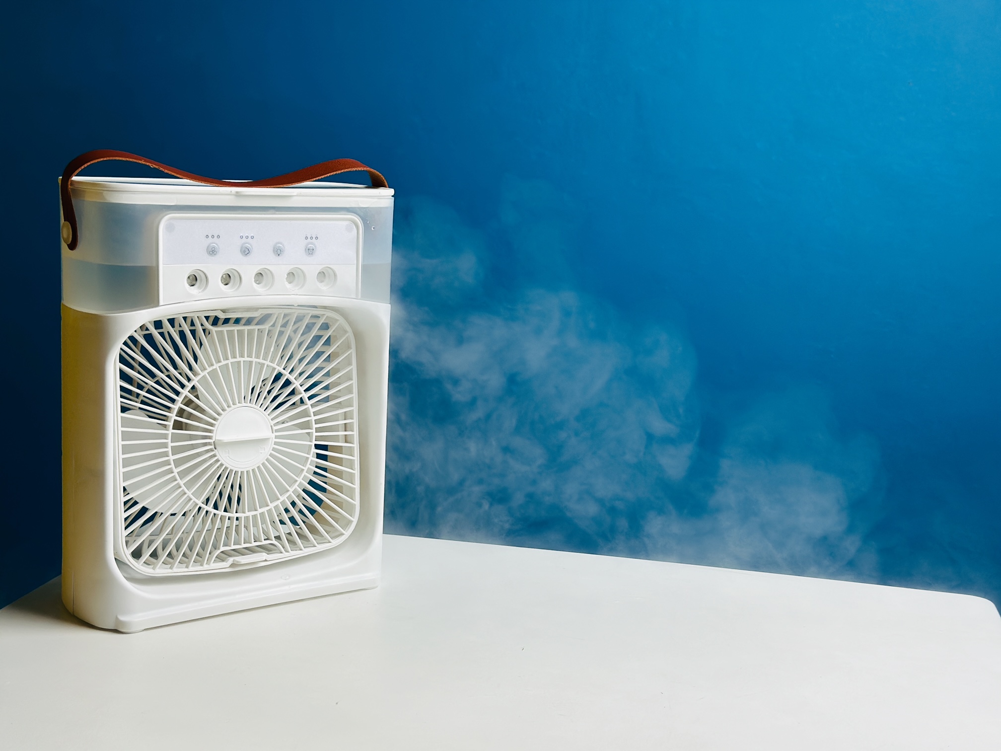 Portable Humidifier Fan AIr Conditioner Household Small Air Cooler Hydrocooling Portable Air Adjustment For Office 3 Speed Fan. 