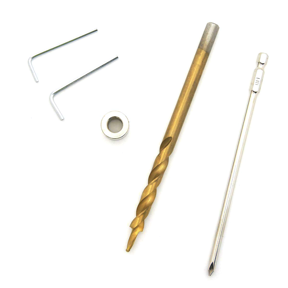 KOGEEK 105402 Katsu Pocket Hole Drilling Jig Kit With Step Bit Woodworking Joinery Tool. 