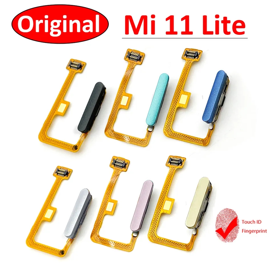 Fingerprint Sensor For Xiaomi Mi 11 Lite black