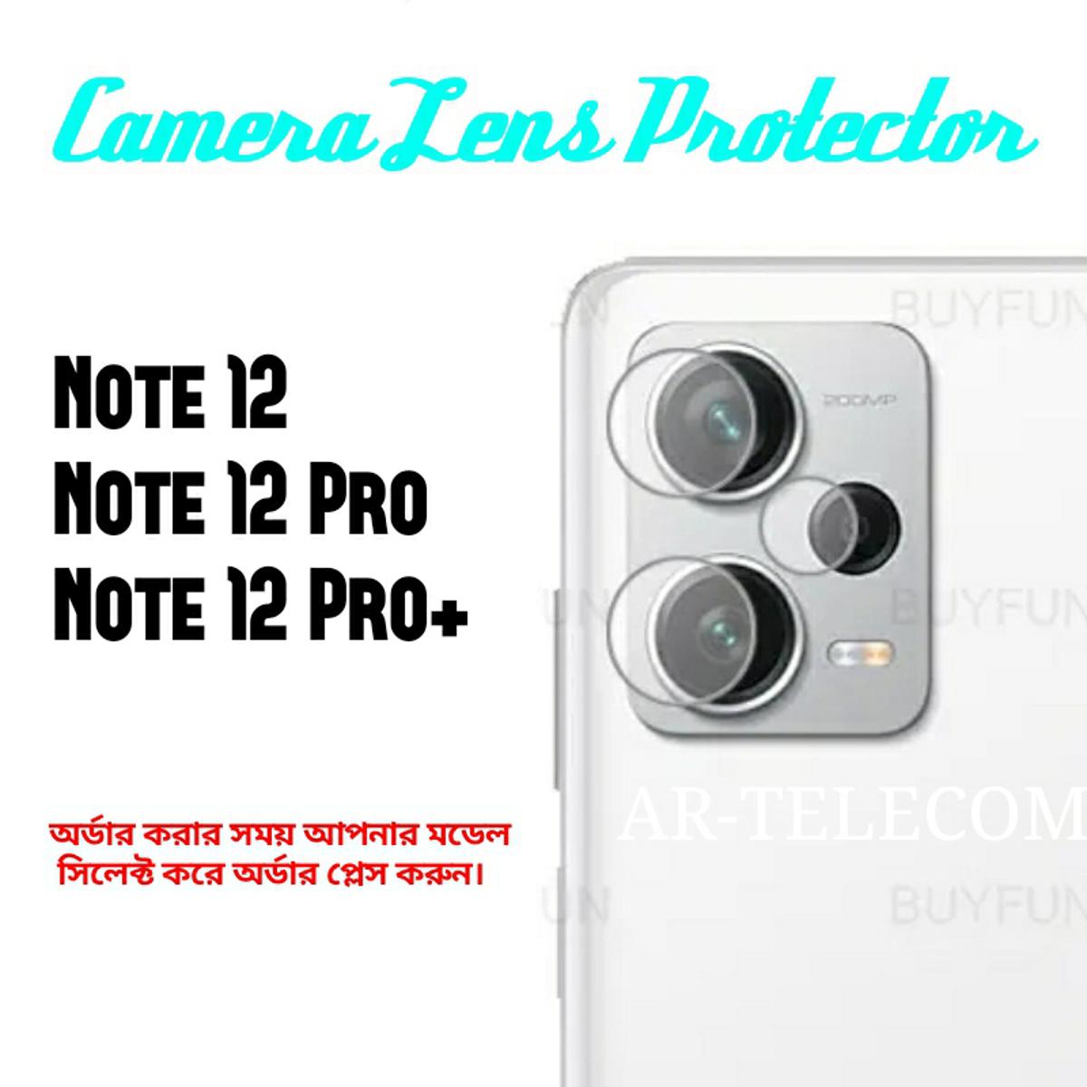 For Xiaomi Redmi Note 12 5G / Note 12 Pro / Note 12 Pro Plus HD Clear Camera Lens Protector