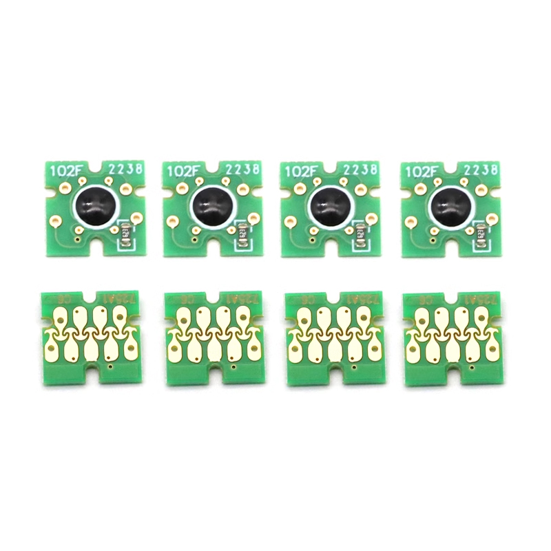 10set 40pcs T741X-T7414 T7411 T741X Ink Tank Chip For Epson SureColor F6000 F6070 F6200 F6270 F7000 F7200 F7270 F9300 F9370 9200. 