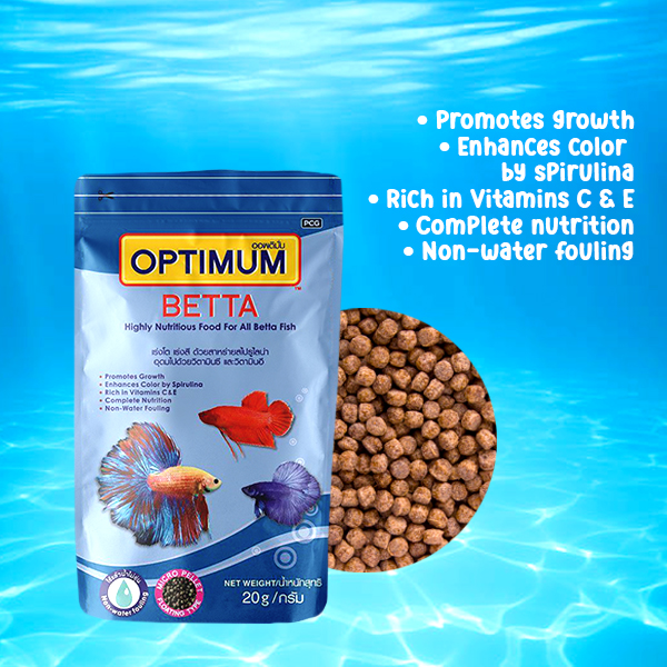 Optimum betta food best sale