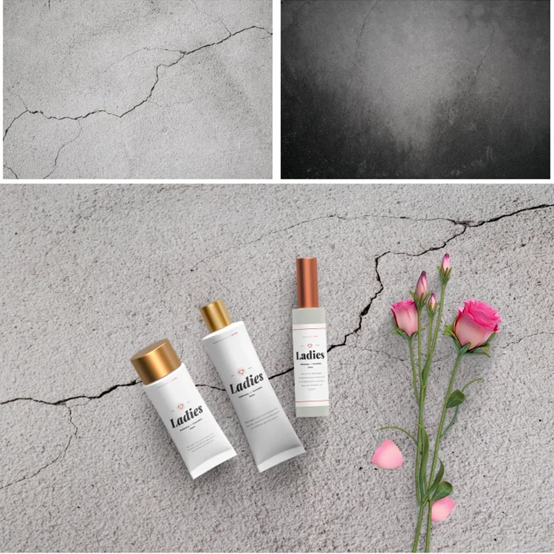 INS Photography Shoot Background Board Marble Rock Texture Backdrop Paper & Muslin Gauze for Food Photo Making Scene Accessories. 