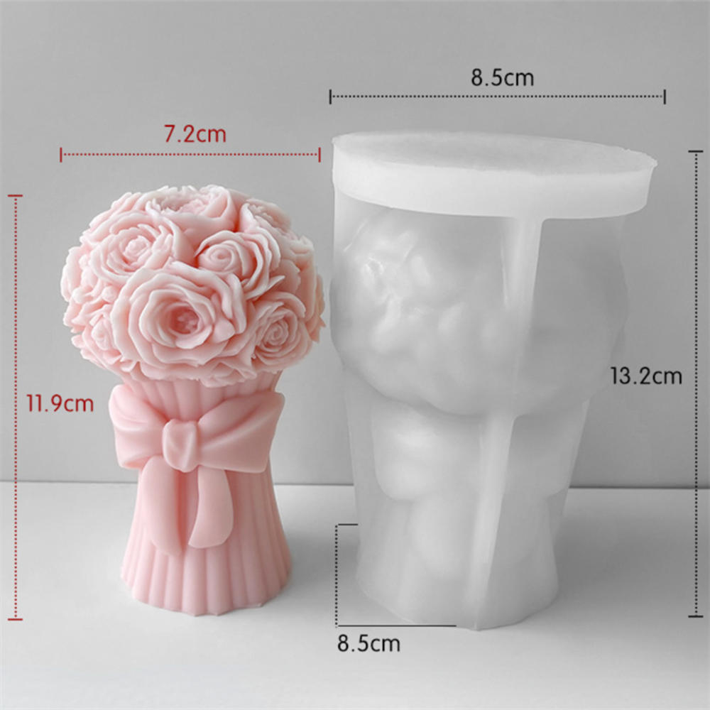 (New)Butterfly Knot Rein Making Cake Chocolate Decor Roe oap Wedding Day Flower ilicone Romantic