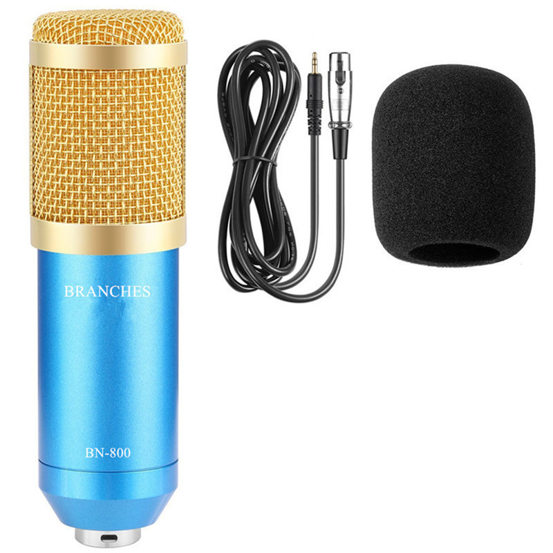 BM800 Mikrofon Condenser Sound Recording BM 800 Microphone With Shock Mount For Radio Braodcasting Singing Recording KTV Karaoke. 