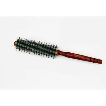 Curly Hair Comb Wood Handle Natural Boar Bristle Hair Brush Fluffy