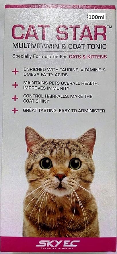 Cat Star Multivitamin Syrup for Cats - 100 ml