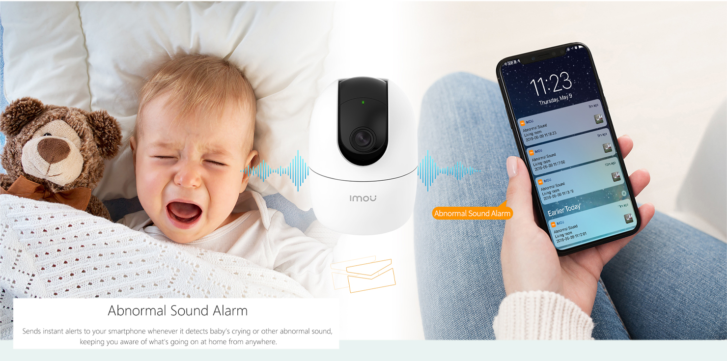 Imou Ranger 2 Pro 3MP 2K Indoor Smart Security Wi-Fi IP Camera – Pan ...