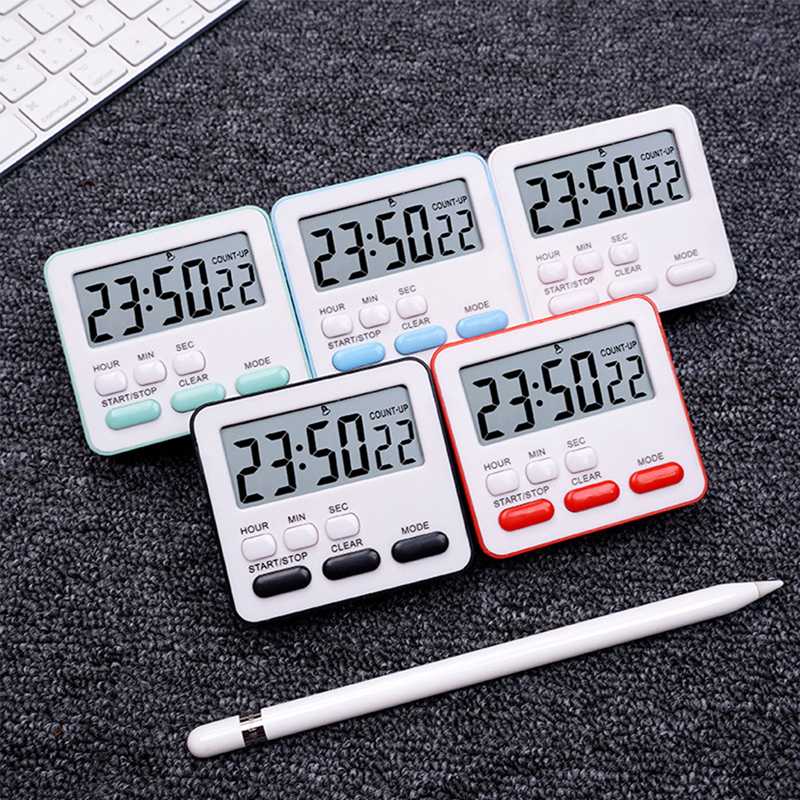 Digital Display Cooking Alarm Clock Kitchen Timer Sleep Stopwatch Clock House SEVICH. 