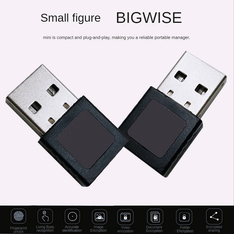 Mini USB Fingerprint Reader Module Device USB Fingerprint Reader For Windows 10 11 Hello Biometrics Security Key. 