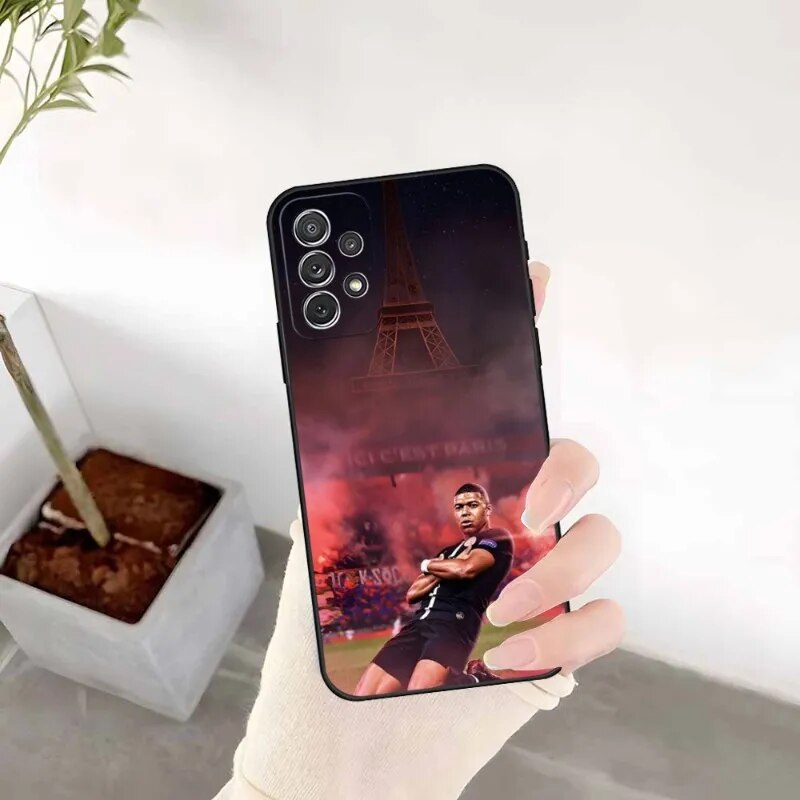 P-Paris M-Mbappe Phone Case For Samsung A54 A53 A71 A24 A13 A31 A05 A14 A33 A22 A52 A34 A32 A50 A20 A40 Cover. 
