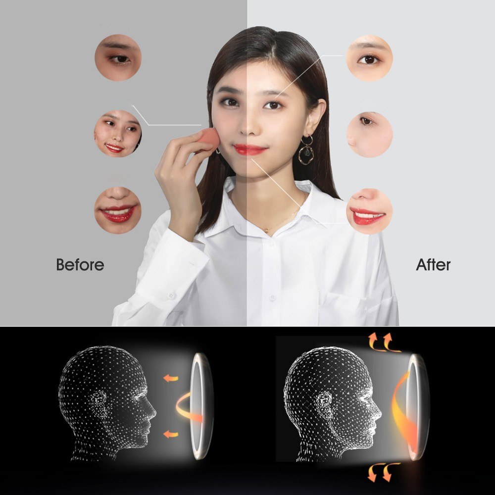 DOCO Daylight Mirror LED Makeup Mirror Light Vanity Make up Mirrors Lamp - white. 