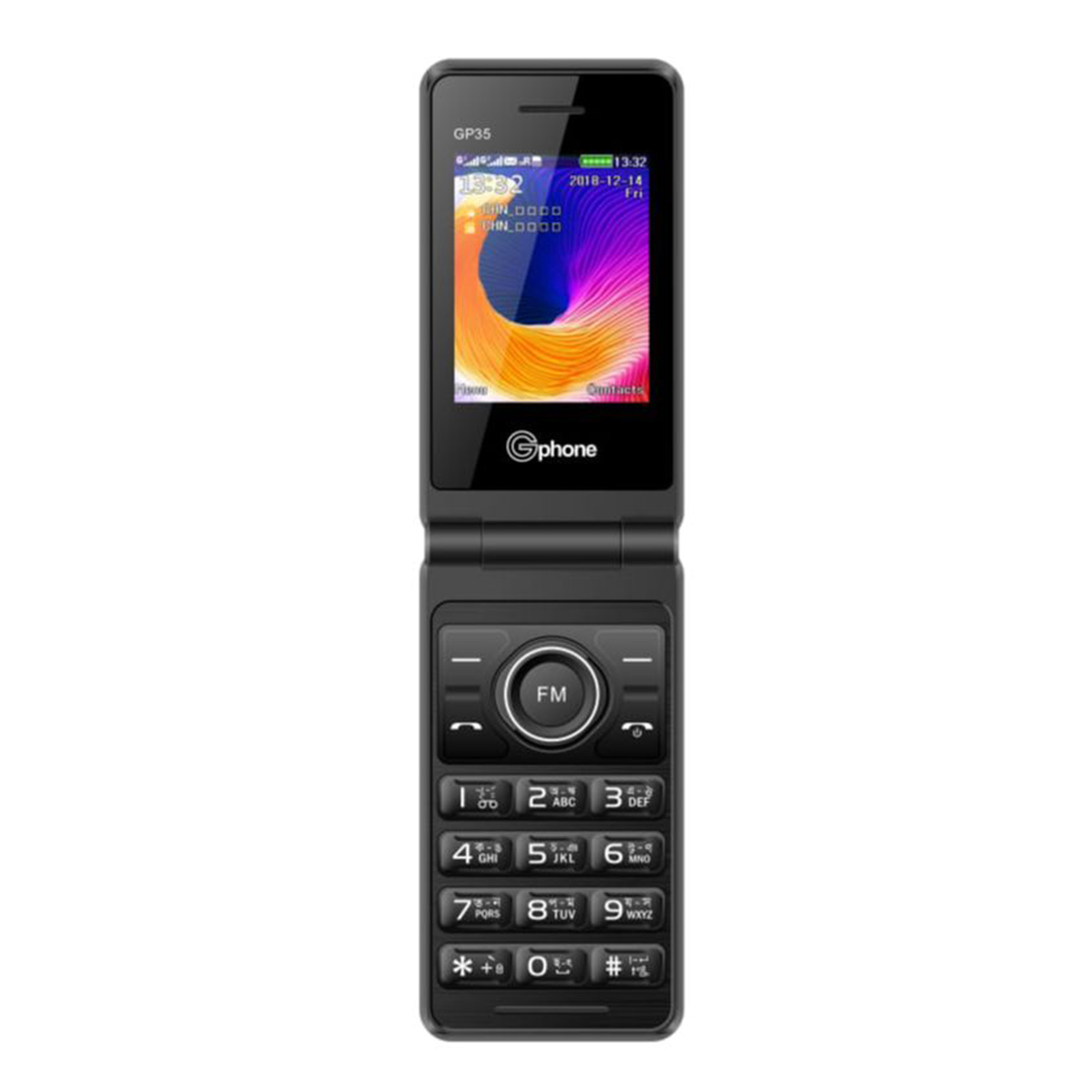 Folding phone 2 sim ,warranty 1 years ,2.4 inches display ,mp3,mp4 all multimedia feature phone colour -Green