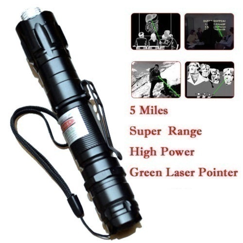 Super Powerful Burning Laser 5Miles Range 532nm Green/Red Laser Pointer Light Pen Visible Beam 8000M Lazer Torch. 