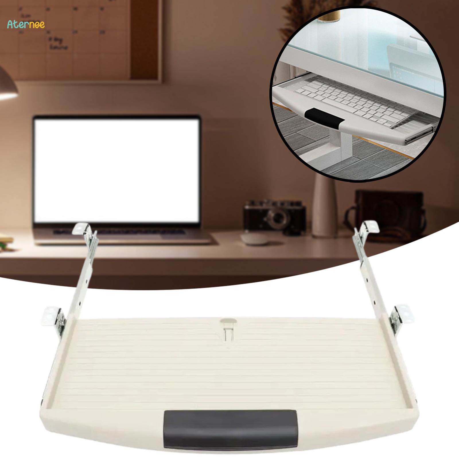 Keyboard Drawer under Desk Computer Keyboard Tray Computer Keyboard Slide Side Mount Desk Drawer. 
