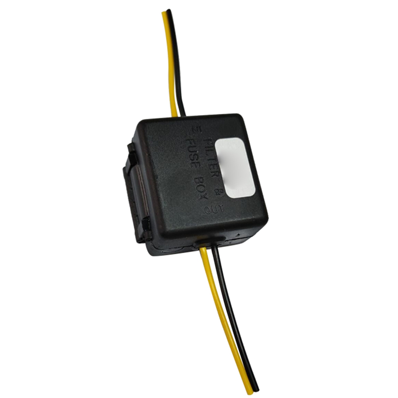 Car Power Filter 12V Stereo Power Supply Filter Audio Noise Reducer, for Equalizers Amplifiers, Easy Install Easy to Use. 
