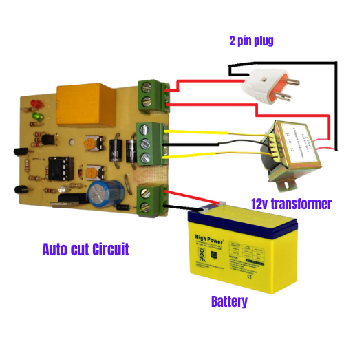 12v auto cut charging circuit Auto Cut Circuit for DC 12V Charger