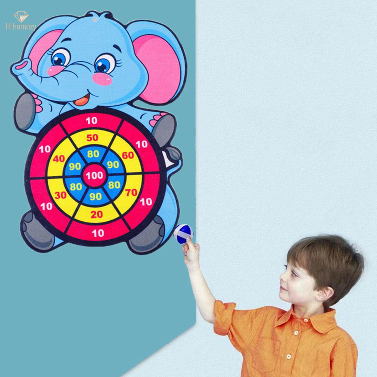 Sticky Ball Target Board with 15 Sticky Ball Toss Game for Lawn Outside Gift