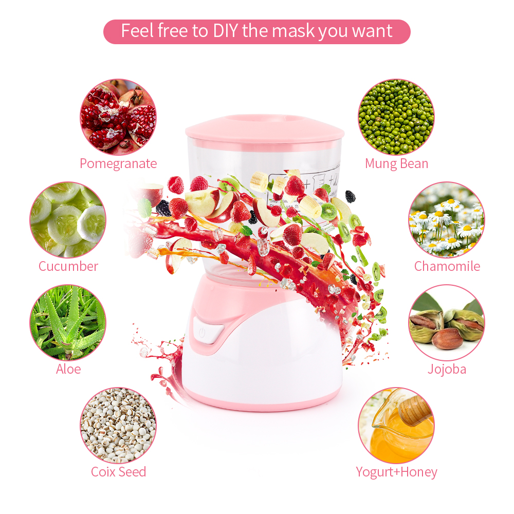 Face Mask Maker DIY Making Facial Mask Beauty Machine Automatic Vegetable Face Mask Natural Collagen Fruit Face Mask Maker Kit. 