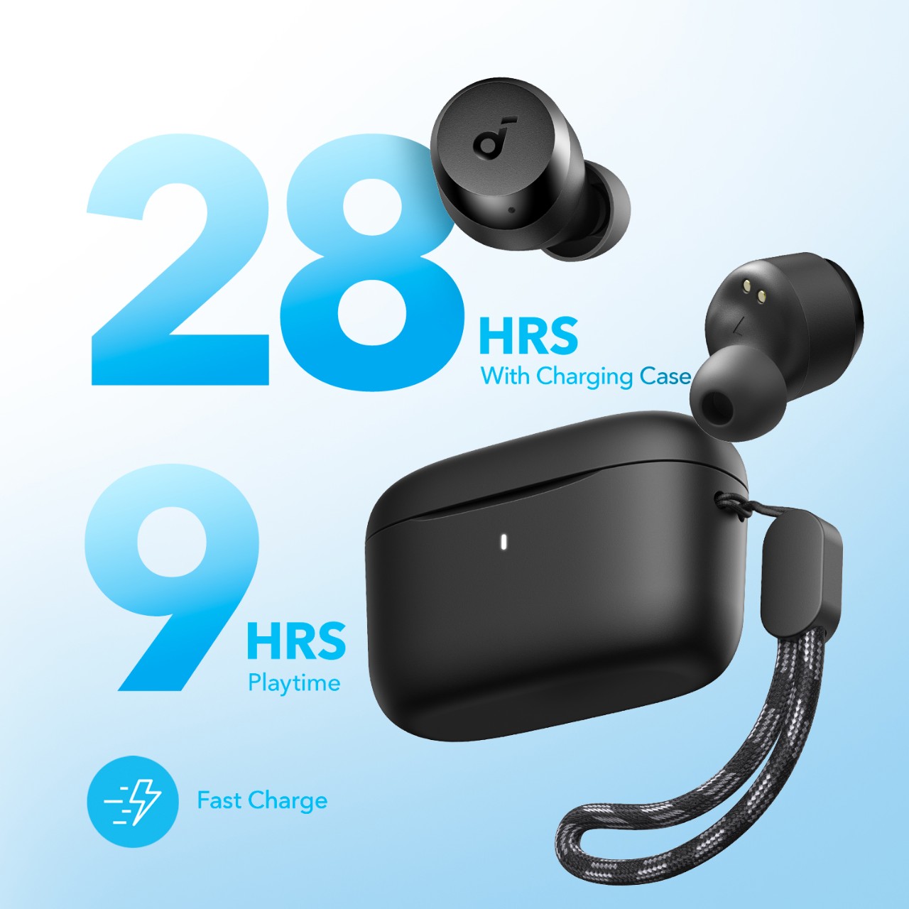soundcore by Anker A20i True Wireless Earbuds Bluetooth 5.3 soundcore App Customized Sound 28H Long Playtime Water-Resistant. 