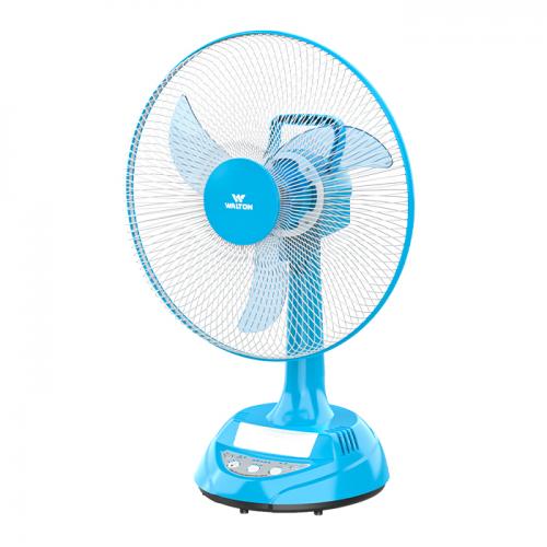 Walton (W17OA-MS/AS) 17 Inch Rechargeable Table Fan 30 Watt with Bright LED Night Light. 