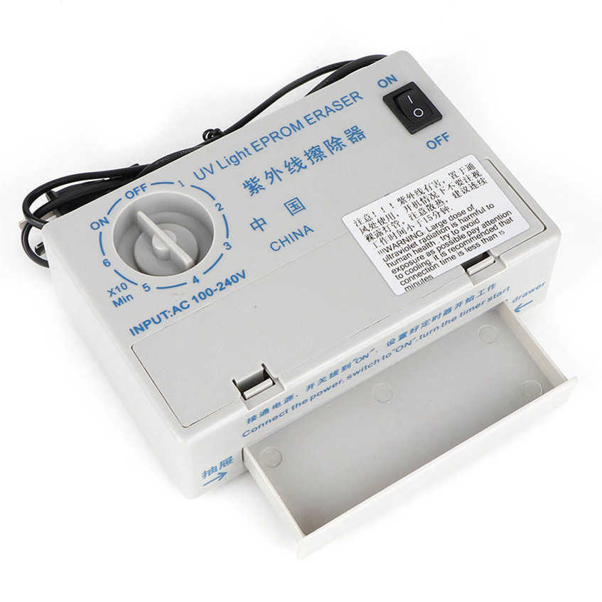 UV EPROM Ultraviolet Eraser Light Erasable Timer Semiconductor Wafer. 