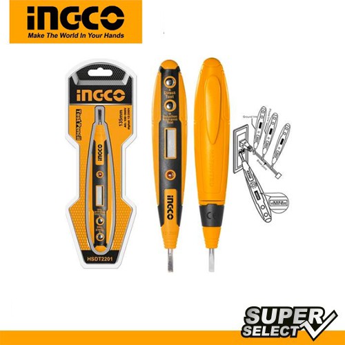 ING-AC/DC AC DC Voltage Detector Tester Digital AC DC 12-250V Non-Contact AC DC Voltage Meter Digital Tester Pen With Night Sight Induction Multi Sensor LCD Display Electric Test Pen. 