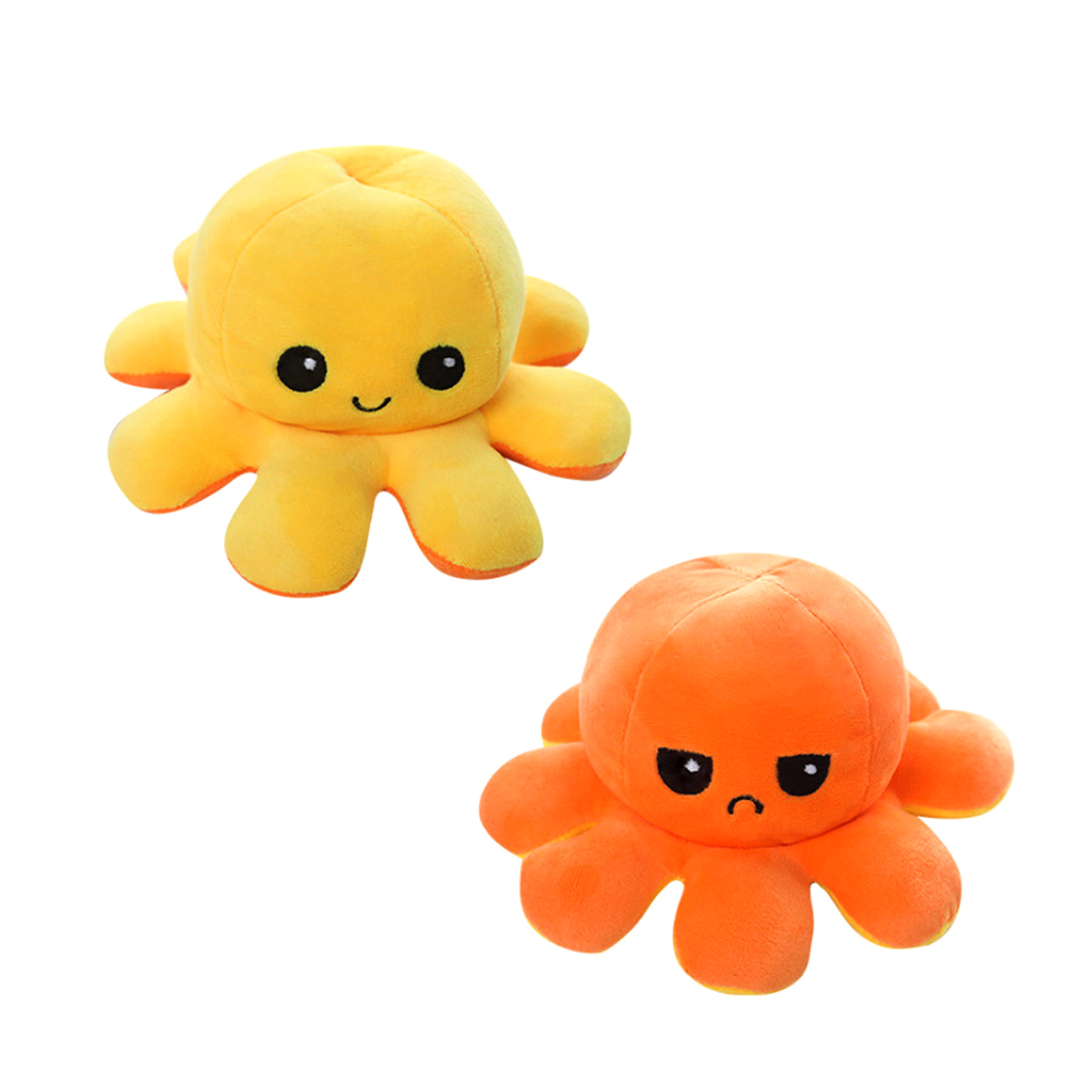 Exceotional Quality - Double Sided Expression Type Deformed Octopus Baby Doll - Doll - Innovative Design - To Exprerience Greatness. 