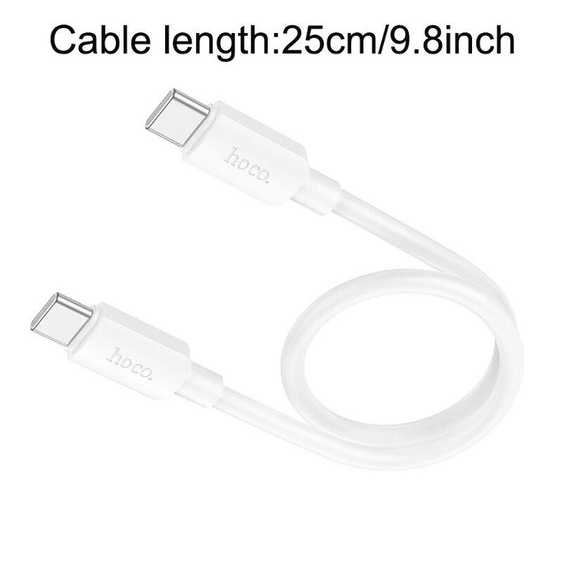 Short USB C to USB C Cable Type C Charging Cable Fast 25CM. 