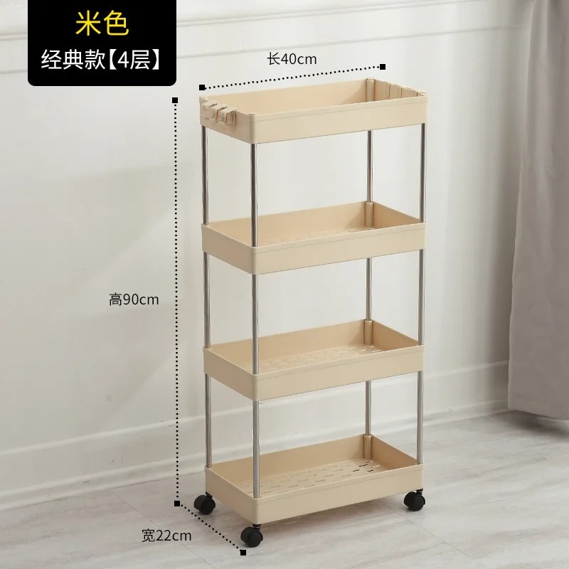 Wide Type High Capacity Multi Purpose Trolly Rack Multifunctional Movable Storage Cart_Alpha Bridge. 