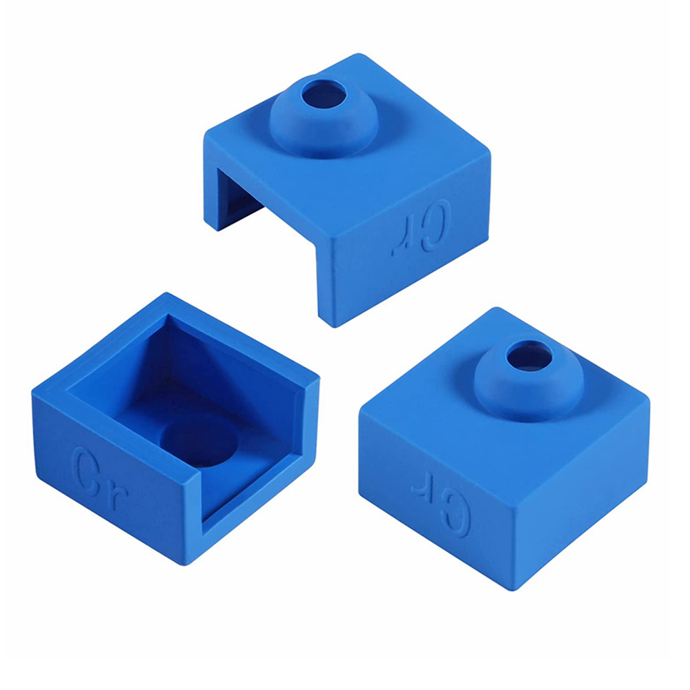 3PCS Ender 3 Heater Block Silicone Sock 3D Printer Hotend Cover for Ender 3 Pro Ender 3 V2 Ender 5 Ender 5 Pro CR-10/10S MK7/8/9