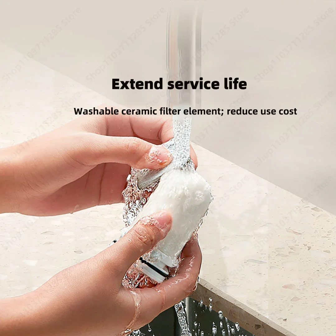 Xiaomi Mijia Faucet Water Purifier 2 Multiple Filtering Natural Activated Carbon 3 Water Usage Modes Water Tap Easy Installation. 