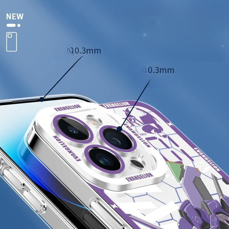 Anime Evangelion EVA 01 Case For Samsung Galaxy A06 A05 S A34 A35 A71 A55 A51 A24 A14 A15 A33 A73 A12 A32 A03 S23 S24 Ultra Plus. 