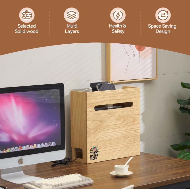 Router Stand Shelf Wall Mounted Router Shelf Router Storage Setup Box R101. 