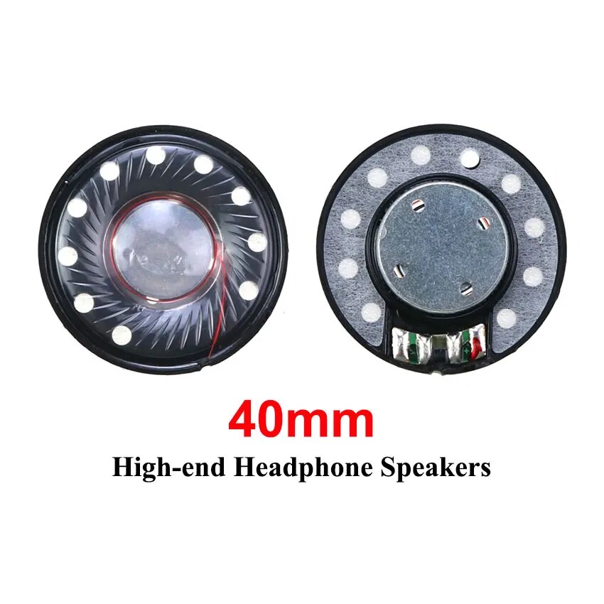Headphone Driver 40mm Headphone Speaker 2PCS 27mm 30mm 40mm 50mm