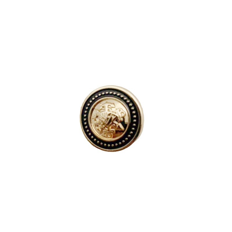 [ New ] Metal Button Suit Coat Button Suit Cufflinks Trouser Buttons round Woolen High-Grade Buttons Top for Women Windbreaker Button. 