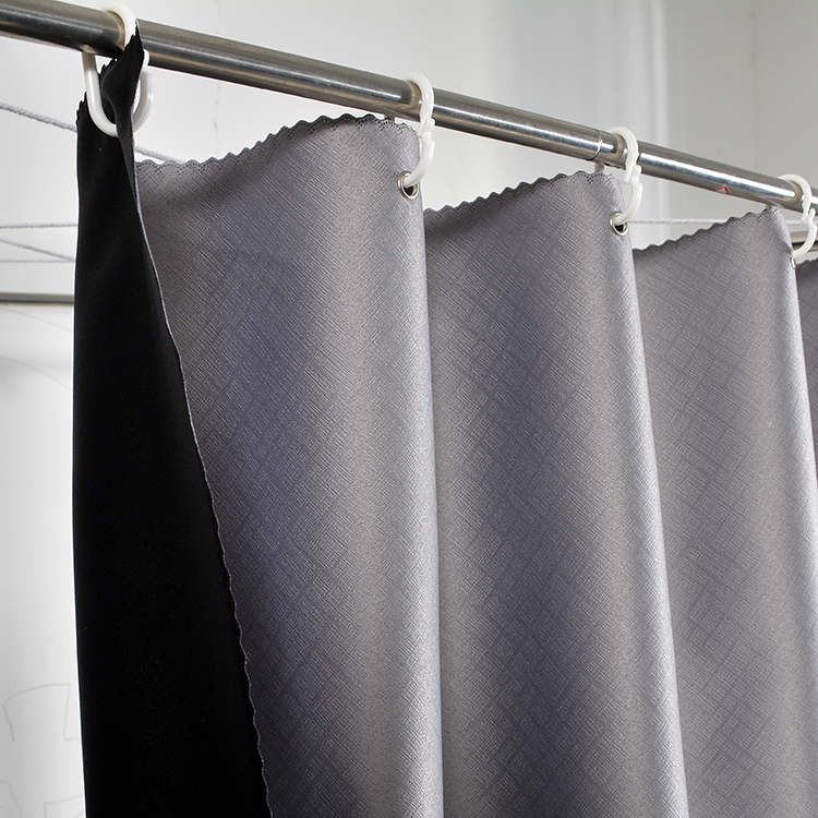 Prague back black gray high shading solid color integrated bed curtain with thickened fabric for memory of dreams, used in student and dormitories. 
