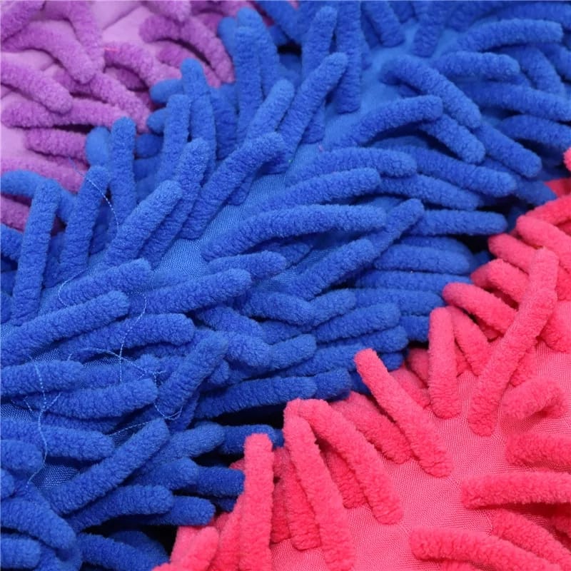 Microfiber Duster Anti Static Feather Duster Flexible Chenille Cleaning Brush Dust Double-sided Tools Dedusting High Density. 